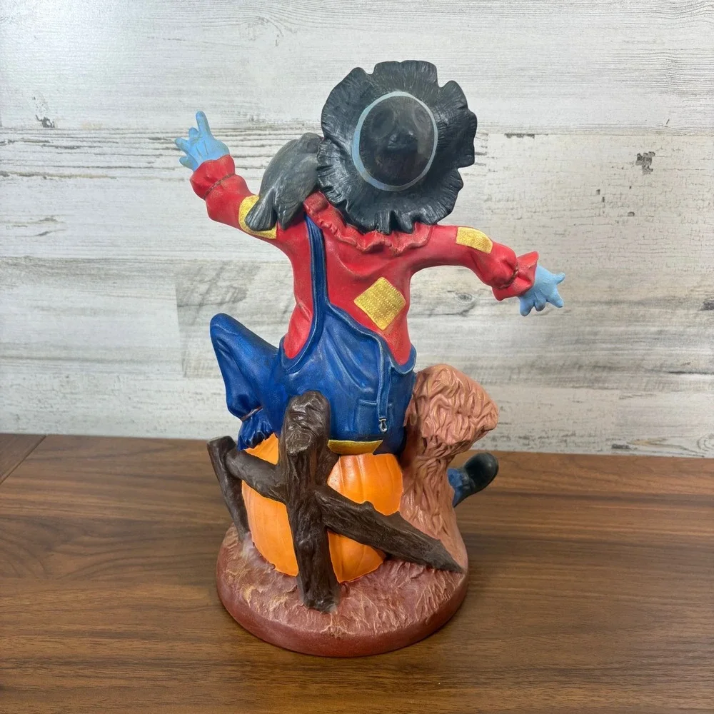 Vintage Byron Molds Pumpkin Halloween Figurine Ceramic 12